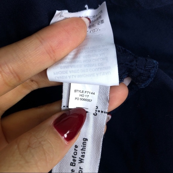 Crewcuts 2 PIECE GIRLS SET Navy polka dot blouse & Skirt Set - Picture 11 of 12